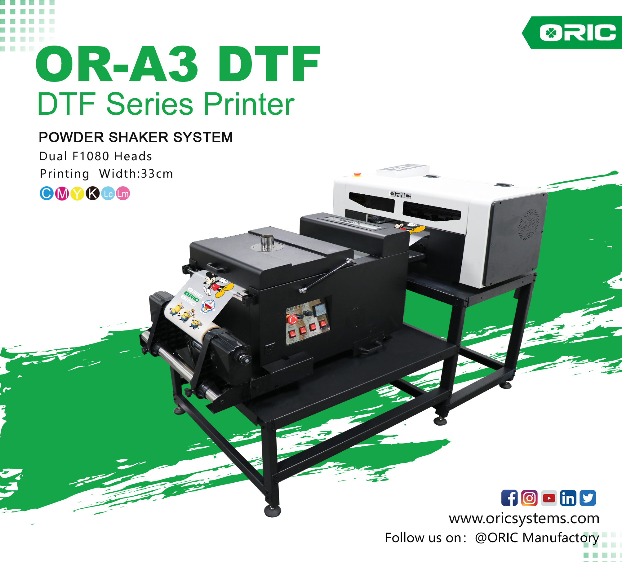 OR-A3 Mini320 Машина для печати на пленке DTF OR-A3 DTF Mini320